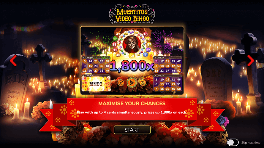 Muertitos Video Bingo Screenshot 1