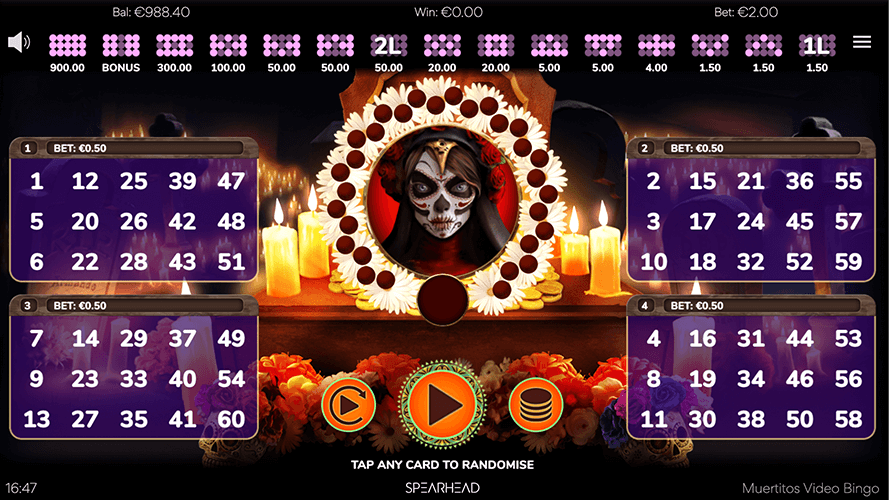 Muertitos Video Bingo Screenshot 2