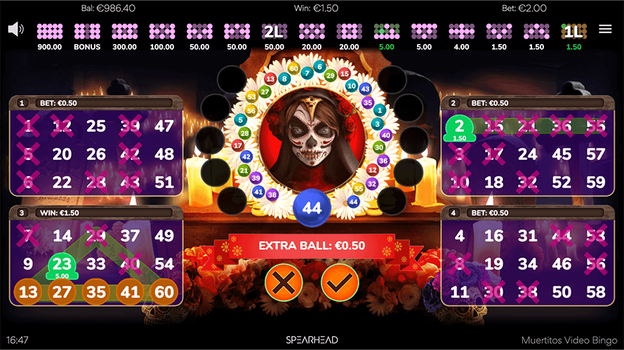 Muertitos Video Bingo Screenshot 3