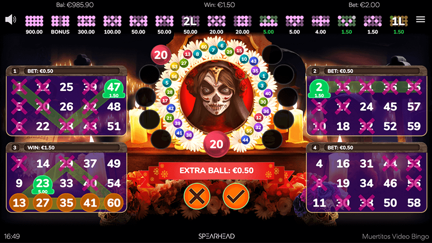 Muertitos Video Bingo Screenshot 4