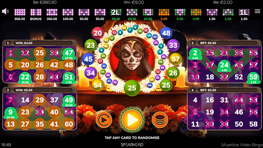 Muertitos Video Bingo Screenshot 5