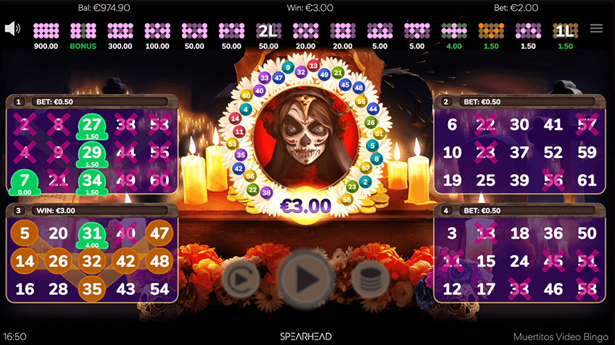Muertitos Video Bingo Screenshot 6