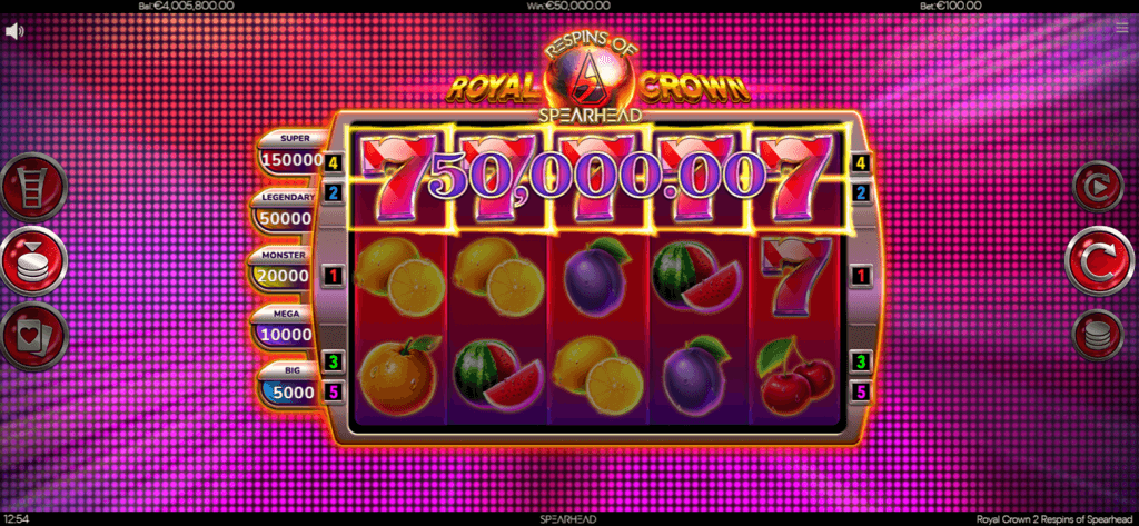 Royal Crown 2 Respins of Spearhead Screenshot 1