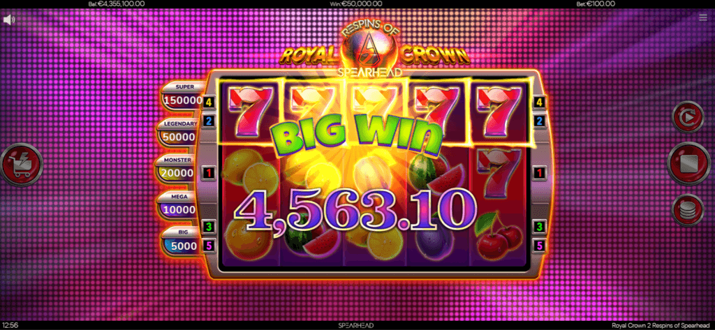 Royal Crown 2 Respins of Spearhead Screenshot 2