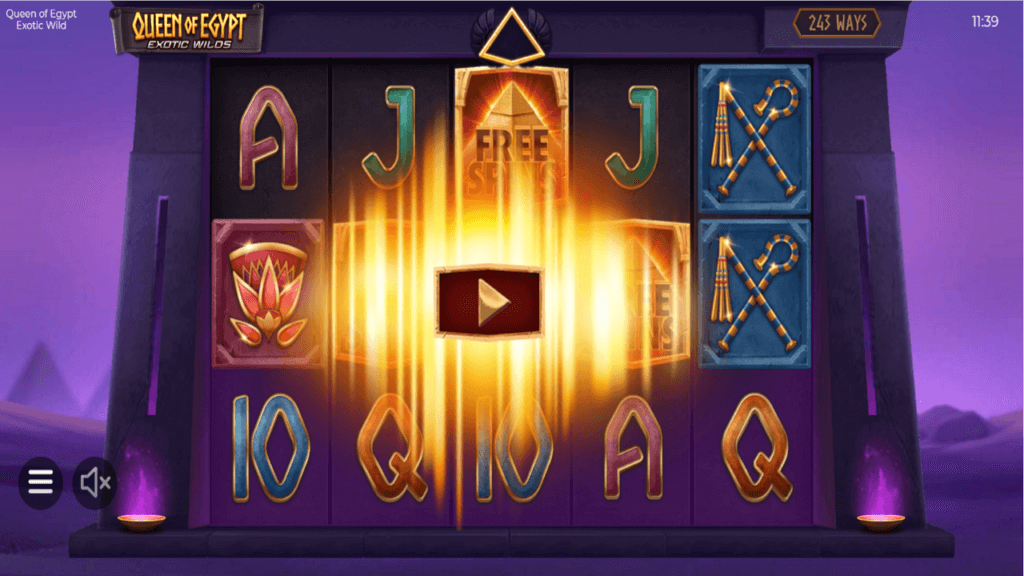 Queen Of Egypt Exotic Wilds Screenshot 2