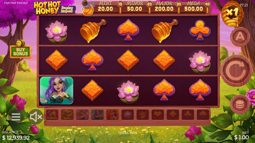 Hot Hot Honey Rollover Respins Screenshot 10