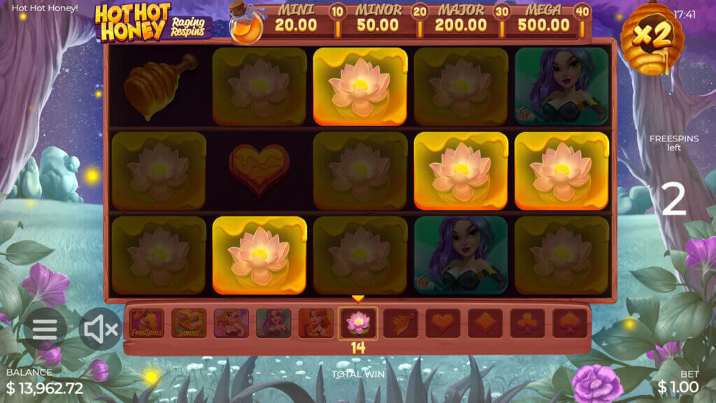 Hot Hot Honey Rollover Respins Screenshot 4