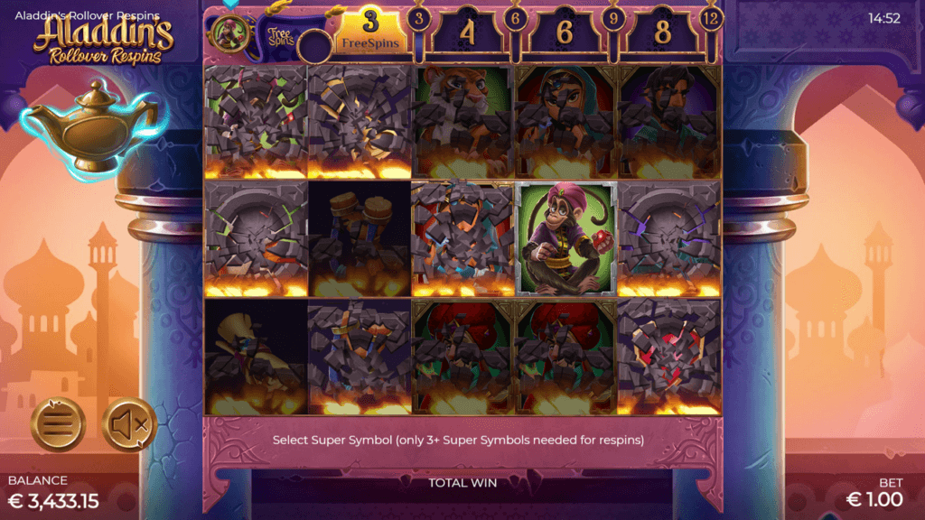 Aladdin’s Rollover Respins Screenshot 7