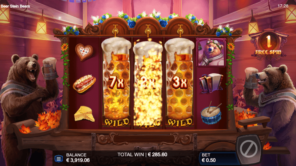 Beer Stein Bears Screenshot 2