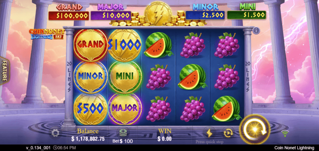 Coin Nonet Lightning Screenshot 3