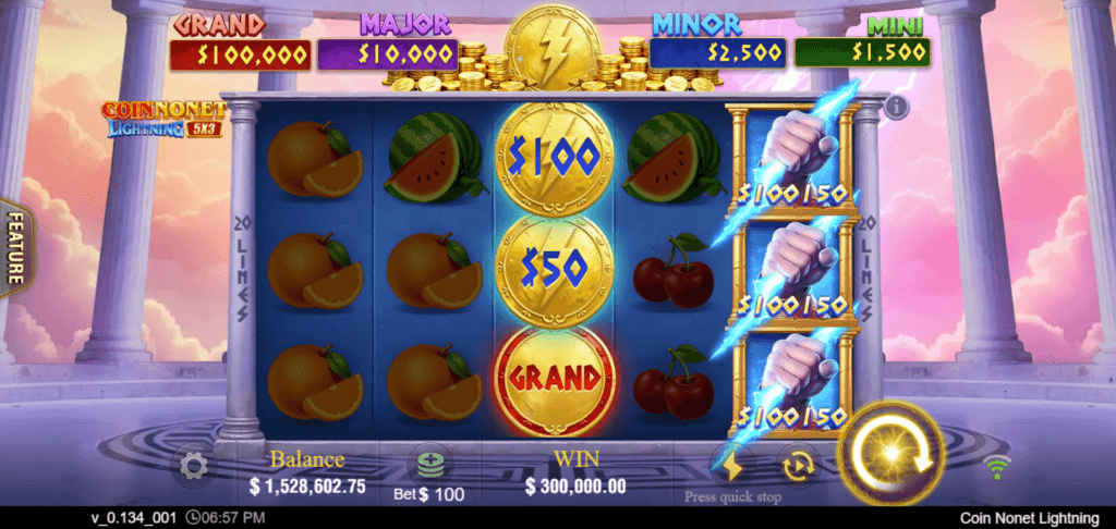Coin Nonet Lightning Screenshot 1