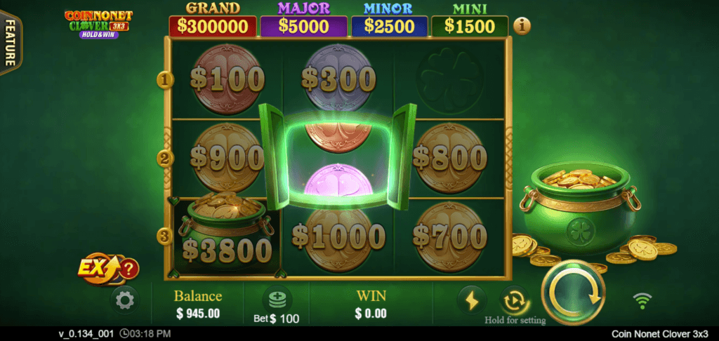Coin Nonet Clover 3×3 Screenshot 10