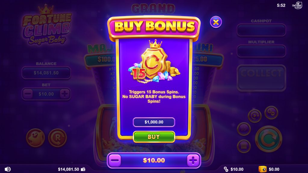 Fortune Climb: Sugar Baby Screenshot 1