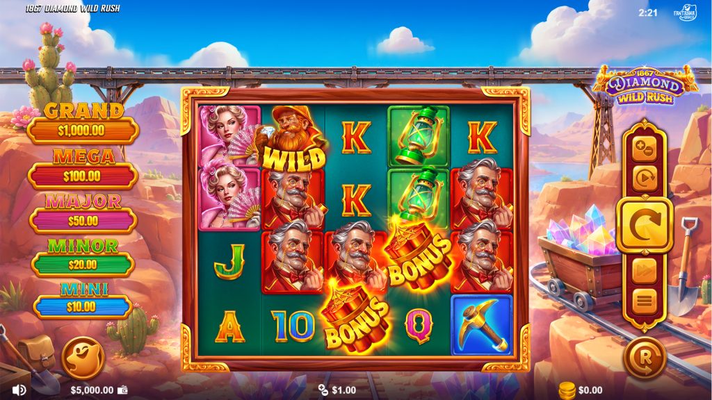 1867 Diamond Wild Rush Screenshot 9