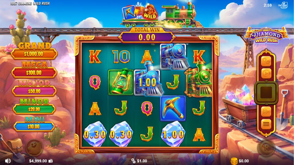 1867 Diamond Wild Rush Screenshot 1