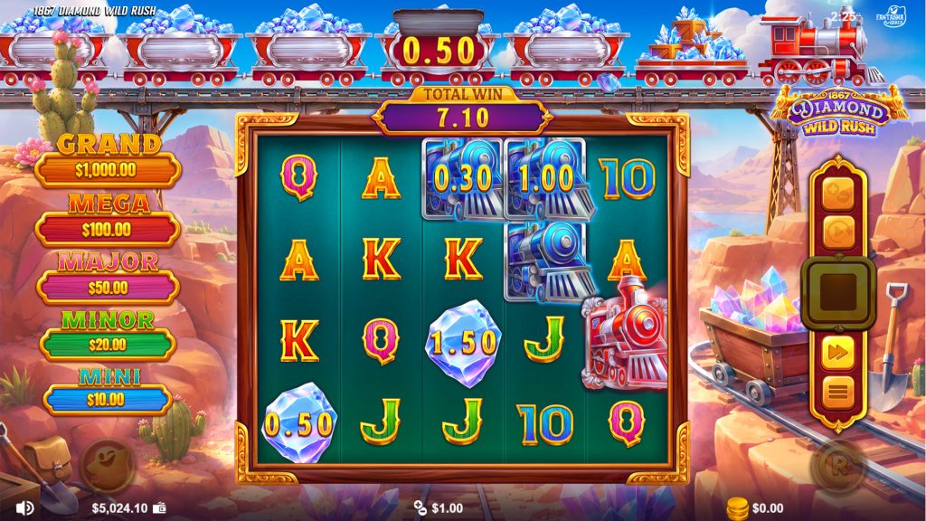 1867 Diamond Wild Rush Screenshot 3