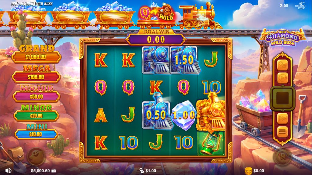 1867 Diamond Wild Rush Screenshot 4