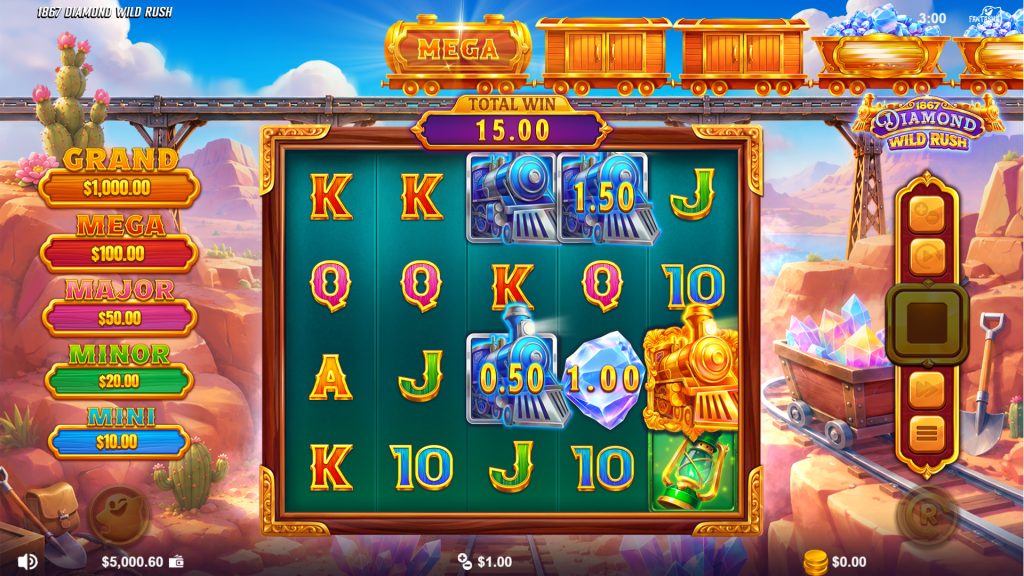 1867 Diamond Wild Rush Screenshot 5
